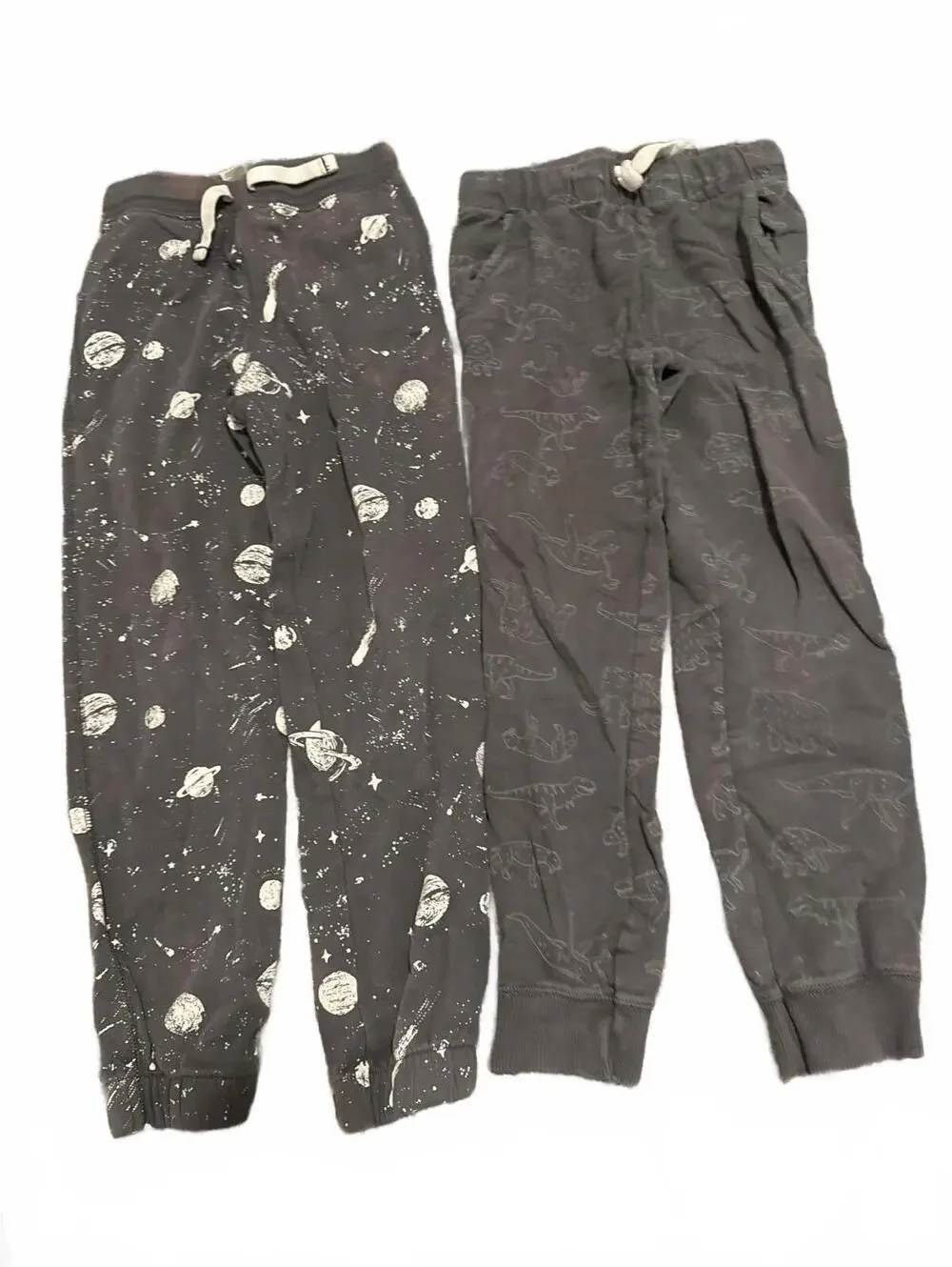 Carter's Kids Boys Space Print Jogger Pants Size 7 - Lot of 2